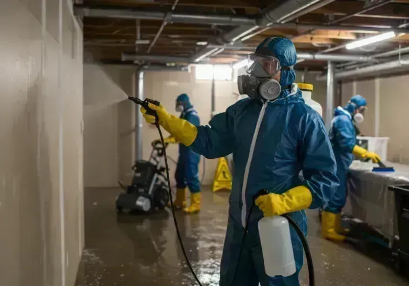 Basement Sanitization and Antimicrobial Treatment process in Denver, CO