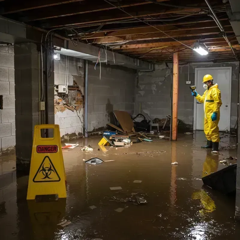 Flooded Basement Electrical Hazard in Denver, CO Property